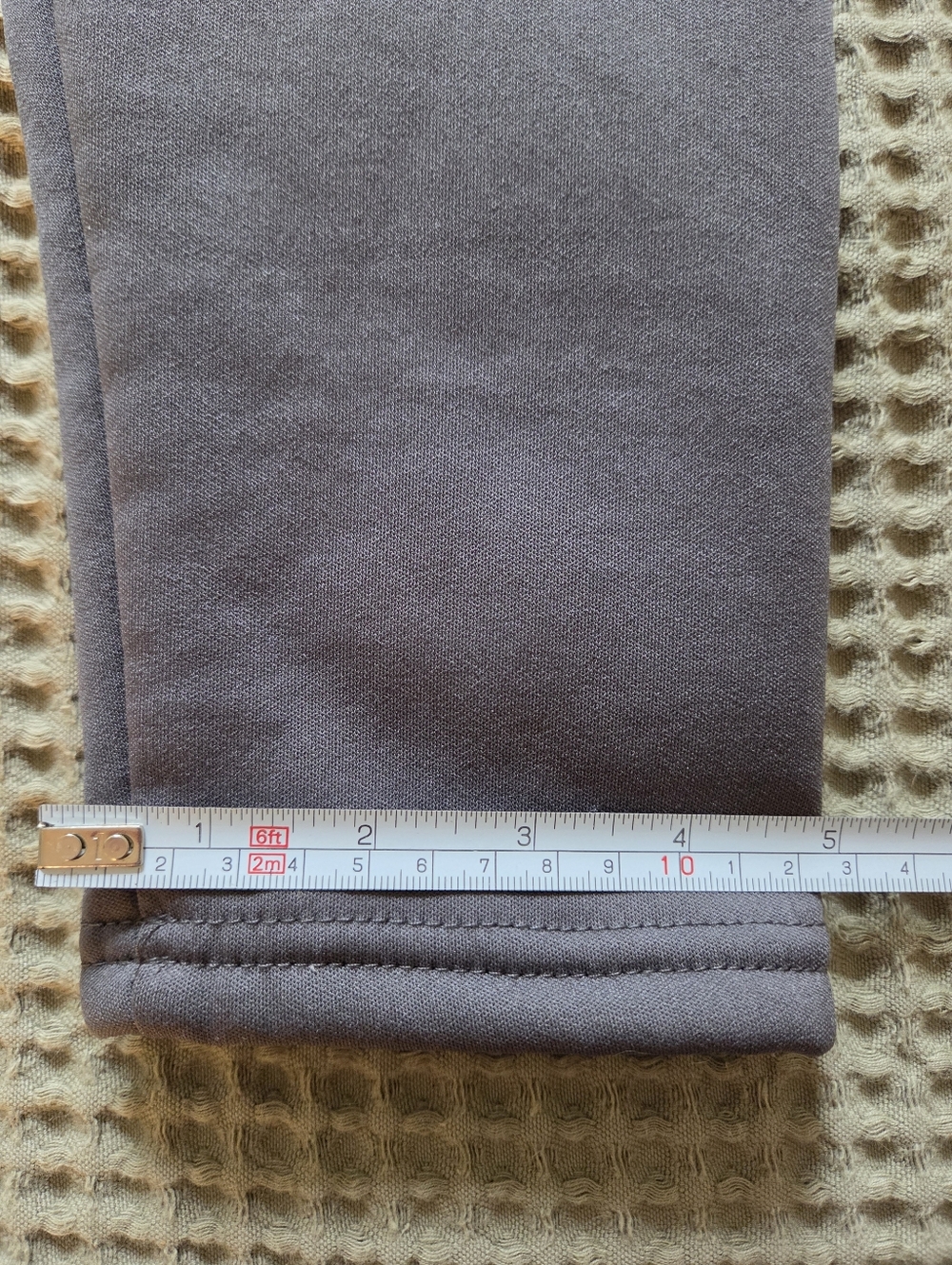 ​Sherpa Lined Fleece Leggings Charcoal Grey Thermal Winter Pants Cat Detail - Picture 12 of 14